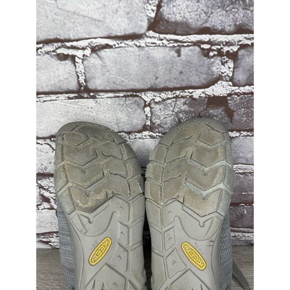 Keen Gray Textile Knit Lace Up Athletic Sneakers Shoes Women Sz 7M US/37.5EU - Picture 8 of 16